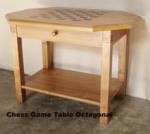 CHESS Game Table Octagonal 